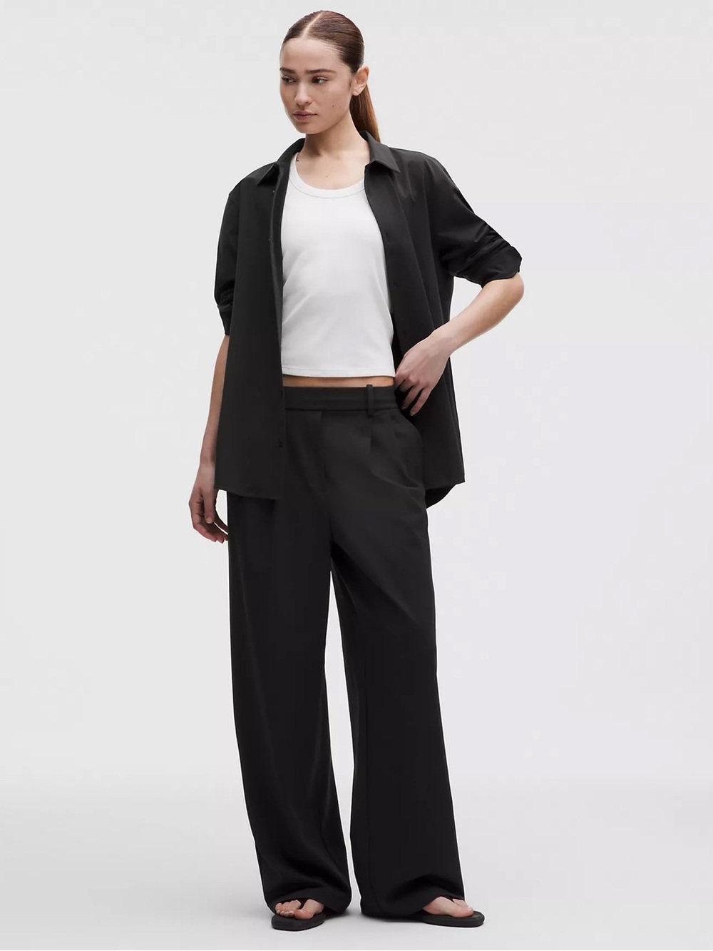 lululemon athletica Black Daydrift Trousers Sz M